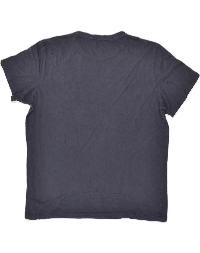 JACK & JONES Mens T-Shirt Top 2XL Navy Blue Cotton | Vintage Jack & Jones | Thrift | Second-Hand Jack & Jones | Used Clothing | Messina Hembry 