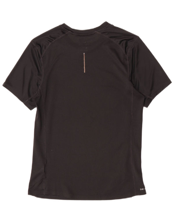 Nike Mens Dri Fit T-Shirt Top Small Black Polyester