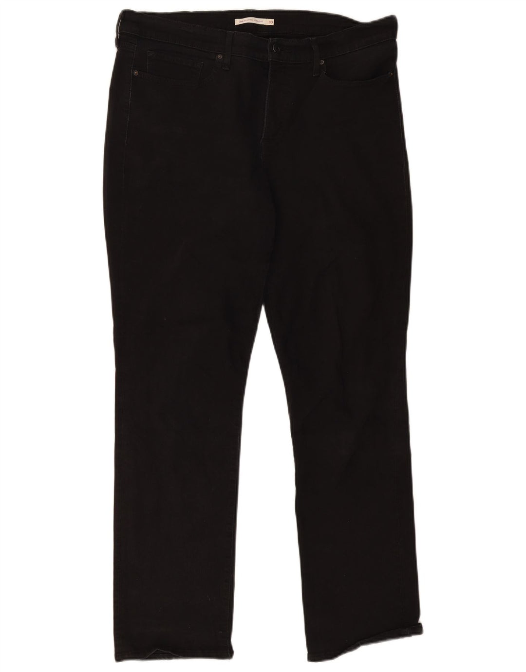 LEVI'S Womens 314 Shaping Straight Jeans W33 L30 Black