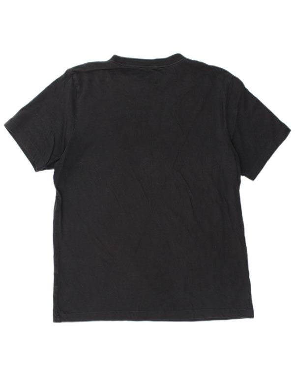 NIKE Mens T-Shirt Top Medium Black
