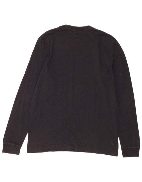 Nike Mens Top Long Sleeve Small Black