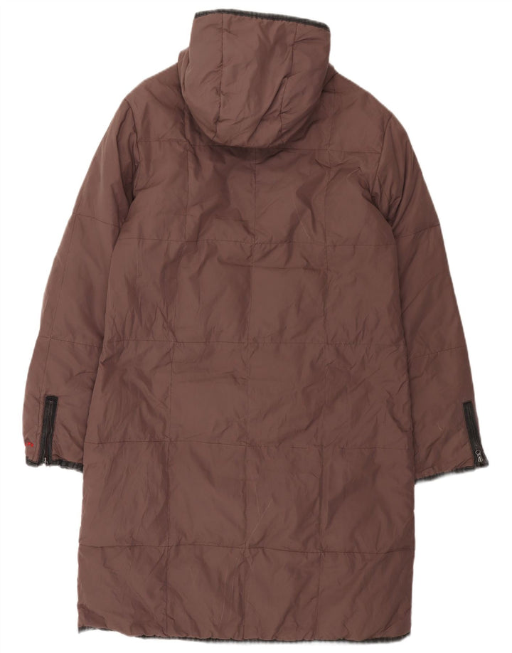 Miss Sixty Womens Hooded Padded Coat UK 14 Medium Purple