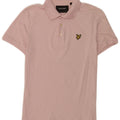 Lyle & Scott Mens Polo Shirt Small Pink Cotton