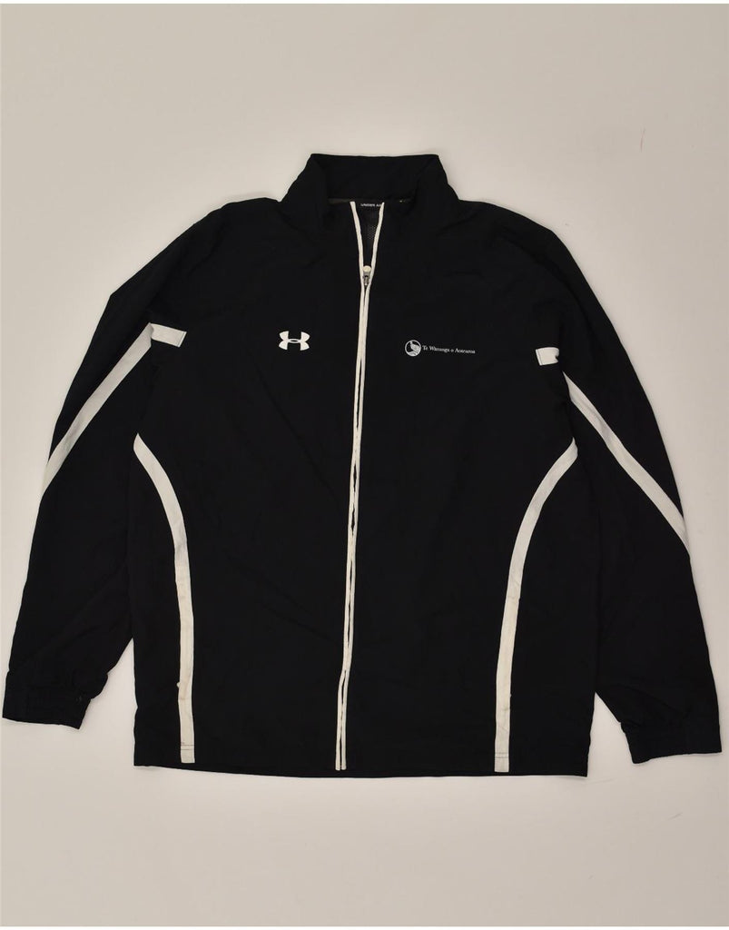 UNDER ARMOUR Mens Tracksuit Top Jacket XL Black | Vintage Under Armour | Thrift | Second-Hand Under Armour | Used Clothing | Messina Hembry 