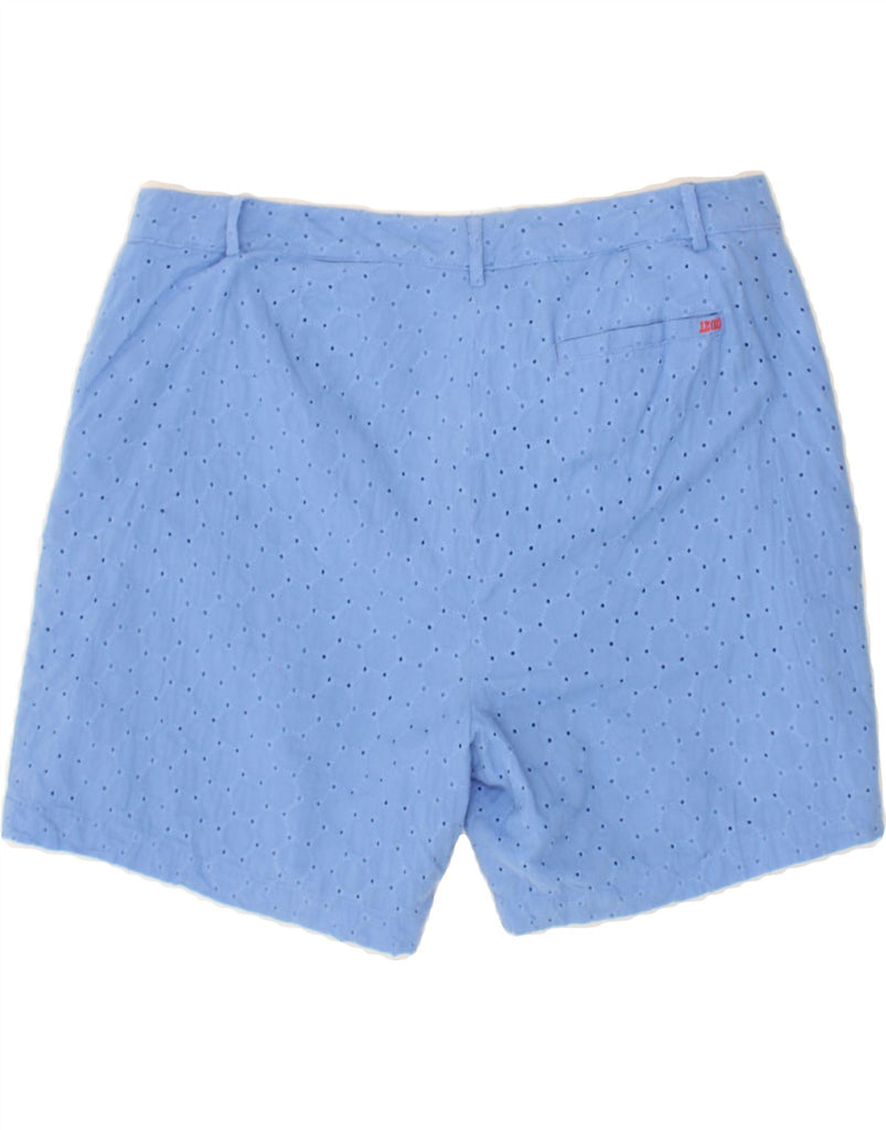 IZOD Womens Chino Shorts US 16 2XL W38 Blue Cotton | Vintage Izod | Thrift | Second-Hand Izod | Used Clothing | Messina Hembry 