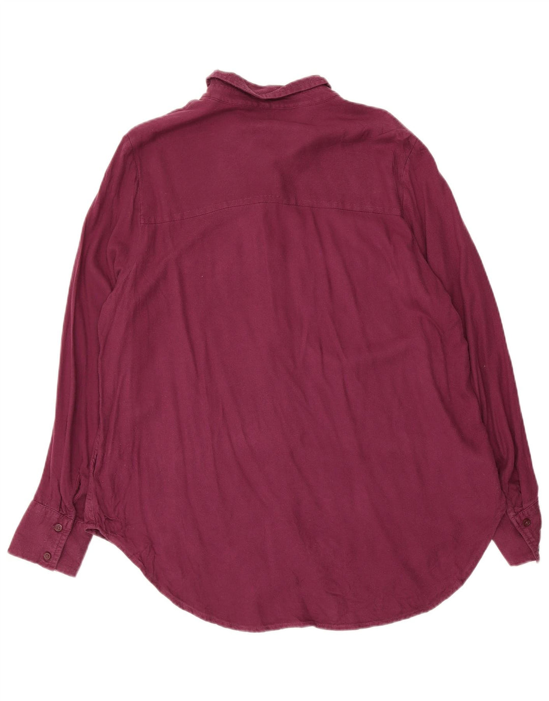 Marks & Spencer Womens Shirt Blouse UK 14 Large Purple Viscose
