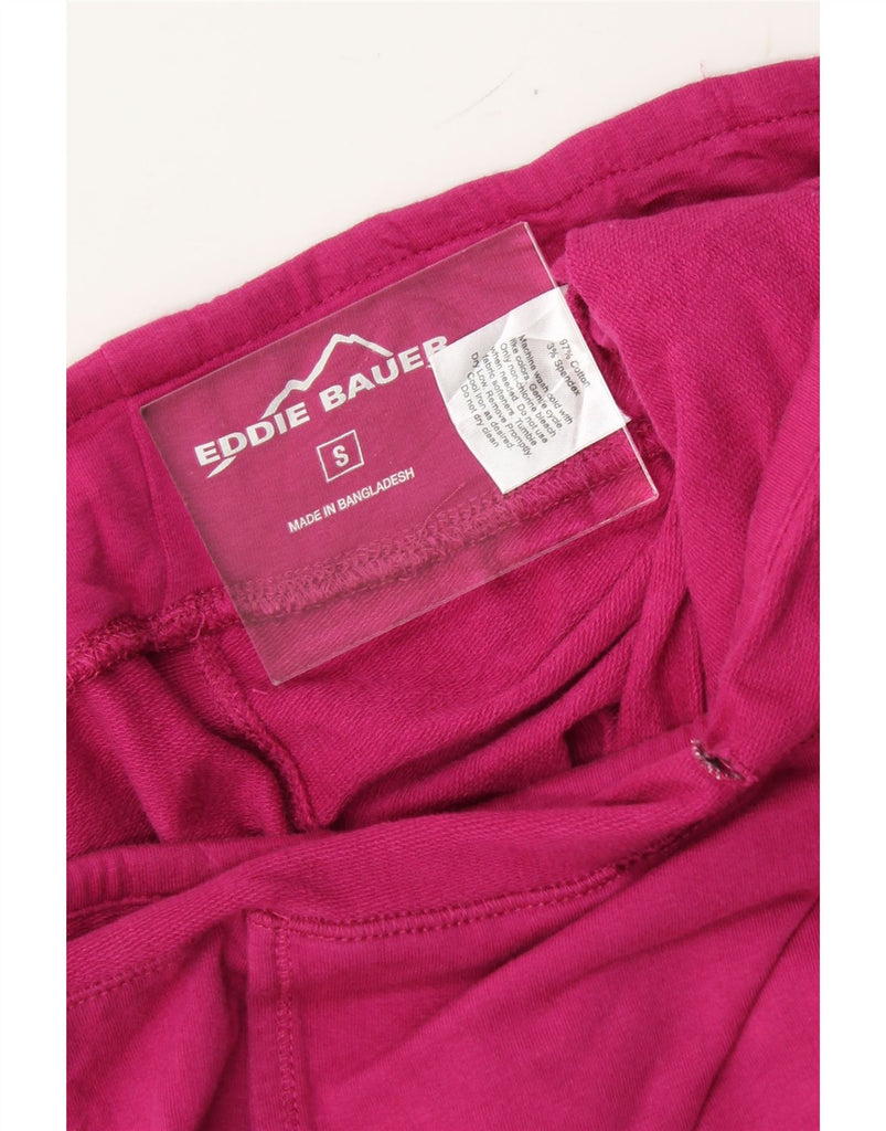 EDDIE BAUER Womens Sport Shorts UK 10 Small  Pink Cotton Vintage Eddie Bauer and Second-Hand Eddie Bauer from Messina Hembry 