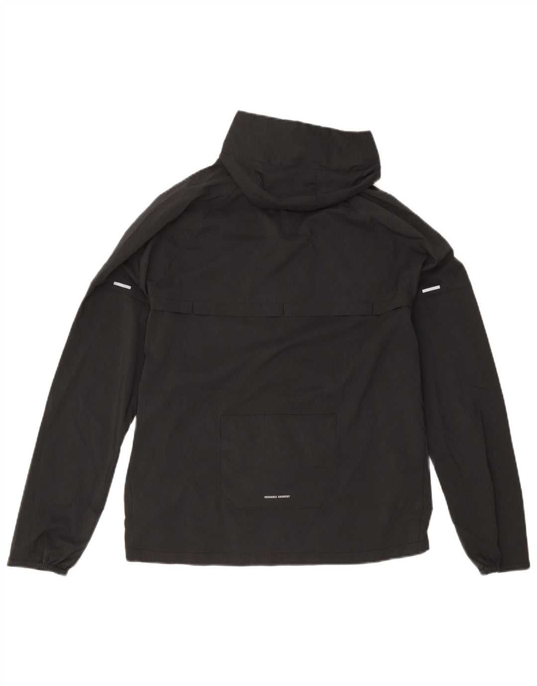 Nike Mens Hooded Tracksuit Top Jacket Small Black Polyester