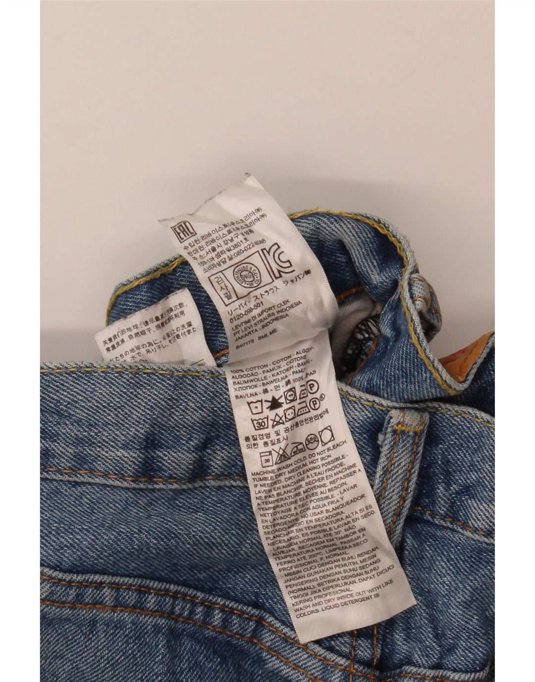 Levi's Mens 511 Denim Shorts W31 Medium Blue Cotton