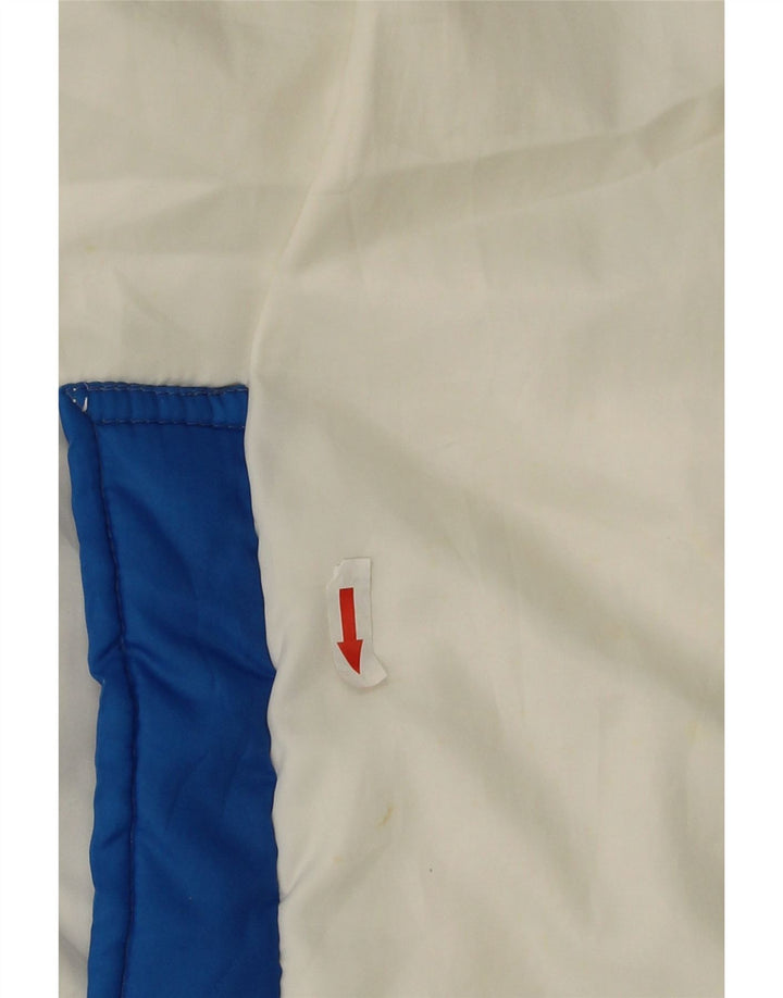 Vintage Mens Padded Jacket UK 42 XL Blue Colourblock