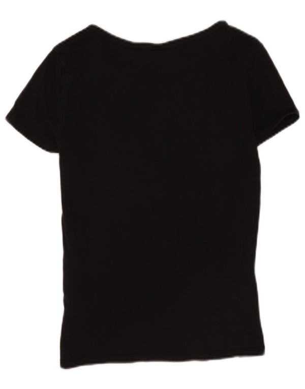 Levi's Womens T-Shirt Top UK 12 Medium Black