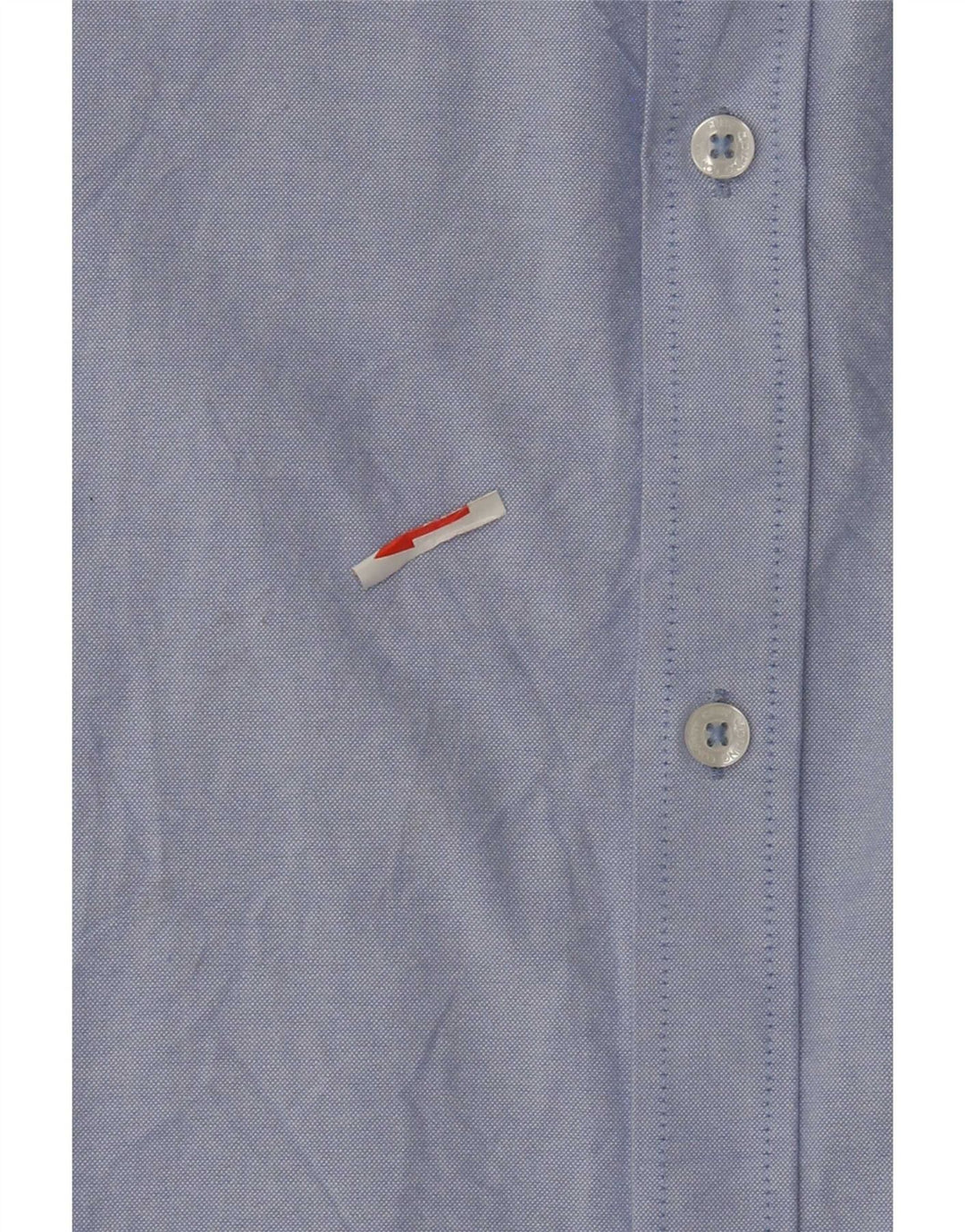 Crew Clothing Mens Short Sleeve Shirt 2XL Blue Cotton