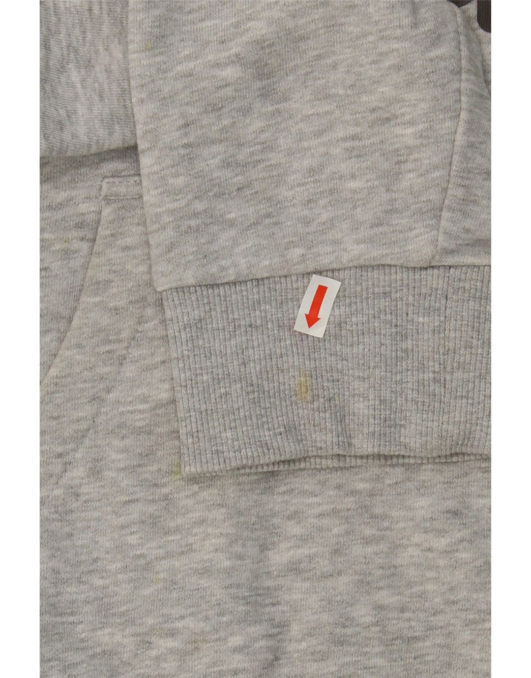 KAPPA Womens Graphic Hoodie Jumper UK 14 Medium Grey Cotton Vintage Kappa and Second-Hand Kappa from Messina Hembry 