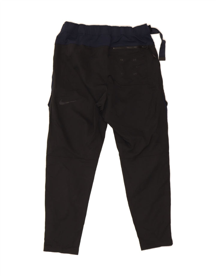 NIKE Mens Tapered Cargo Trousers Medium W32 L27 Black Colourblock