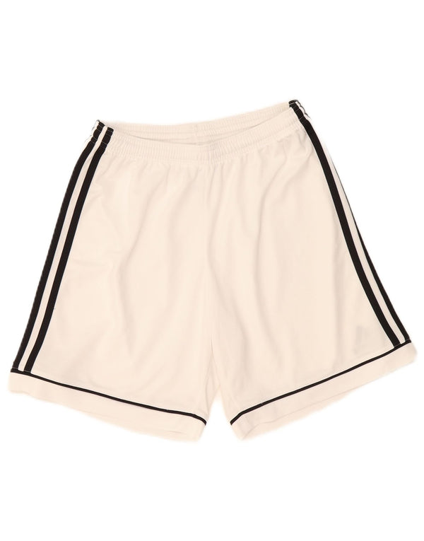 Adidas Mens Climalite Sport Shorts Small White Polyester