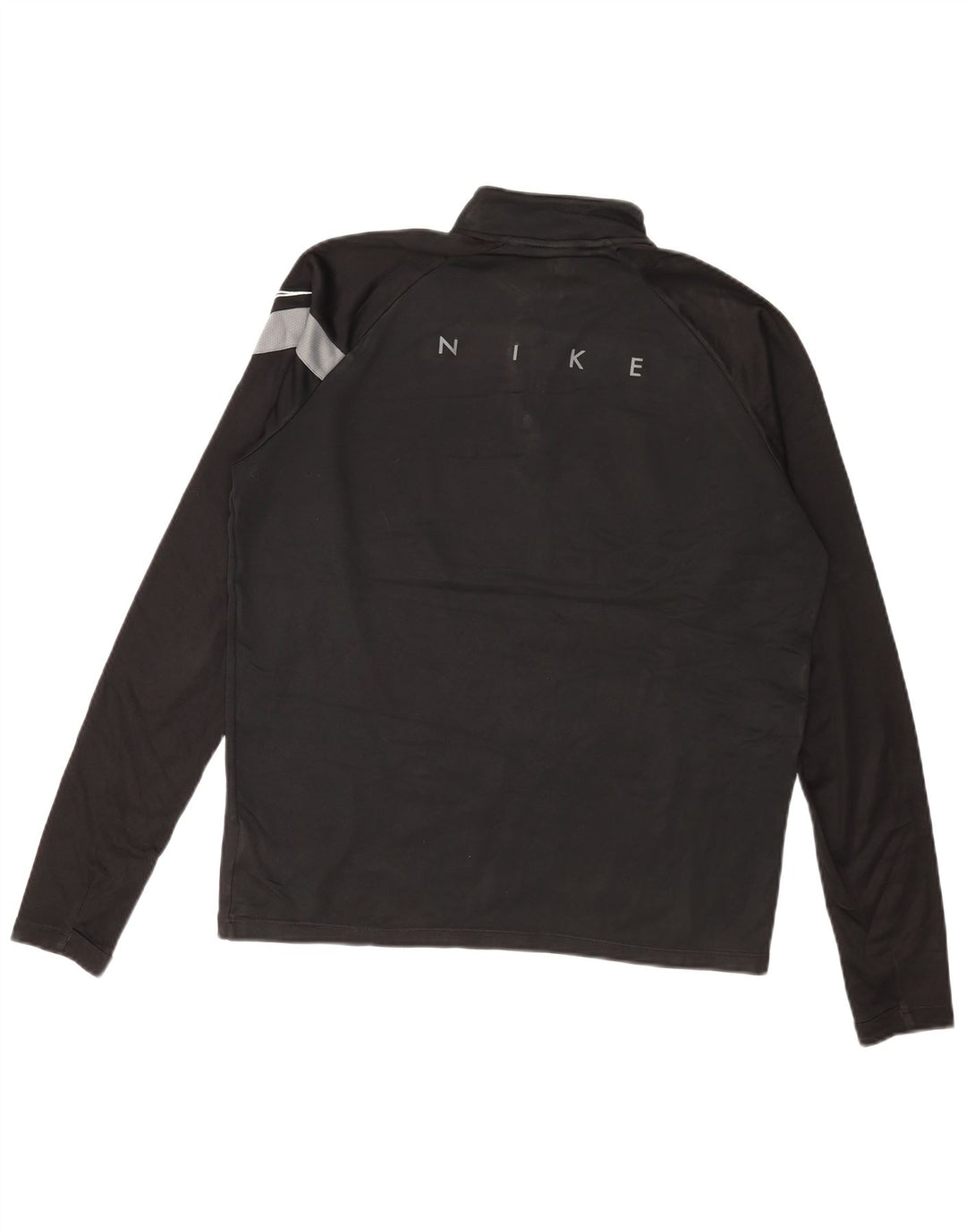 Nike Mens Dri Fit Graphic Sweatshirt Jumper Medium Black Colourblock