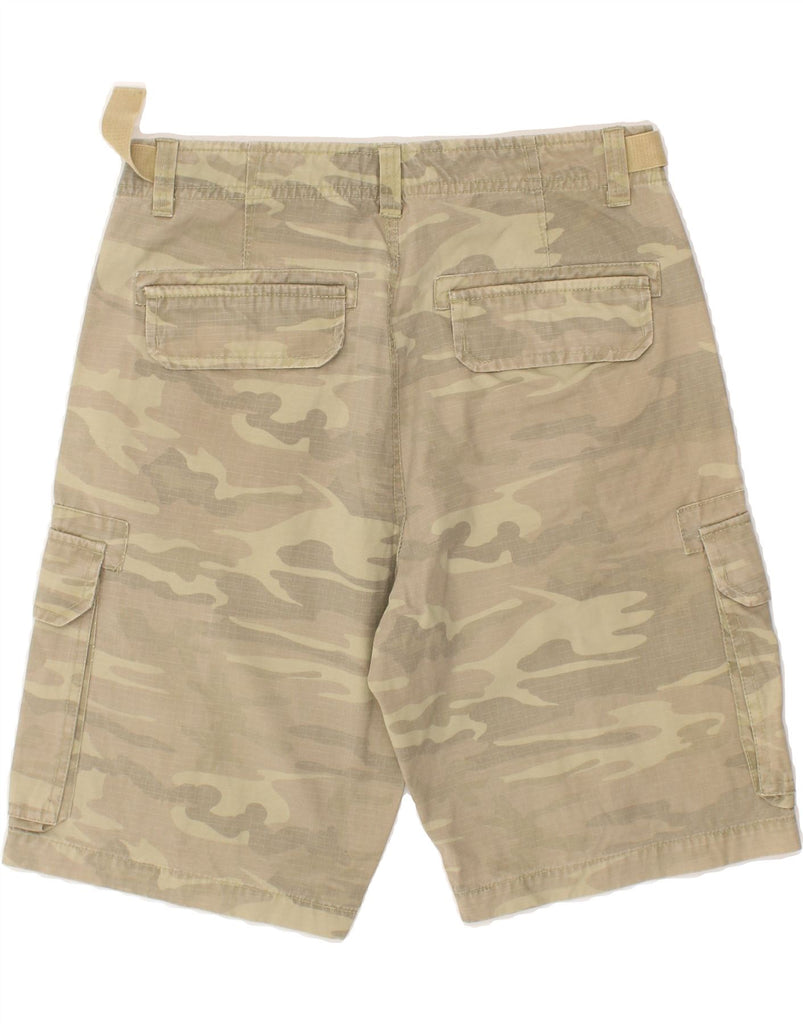 VINTAGE Mens Cargo Shorts IT 46 Small  W32 Beige Camouflage Cotton | Vintage Vintage | Thrift | Second-Hand Vintage | Used Clothing | Messina Hembry 