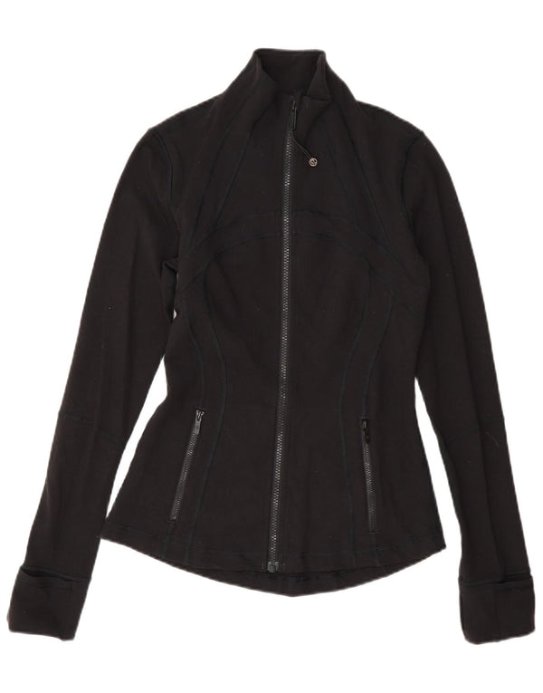 Lululemon Womens Tracksuit Top Jacket US 4 Small Black