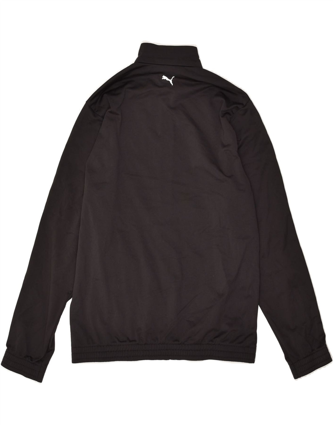PUMA Boys Graphic Tracksuit Top Jacket 13-14 Years Black Polyester | Vintage Puma | Thrift | Second-Hand Puma | Used Clothing | Messina Hembry 