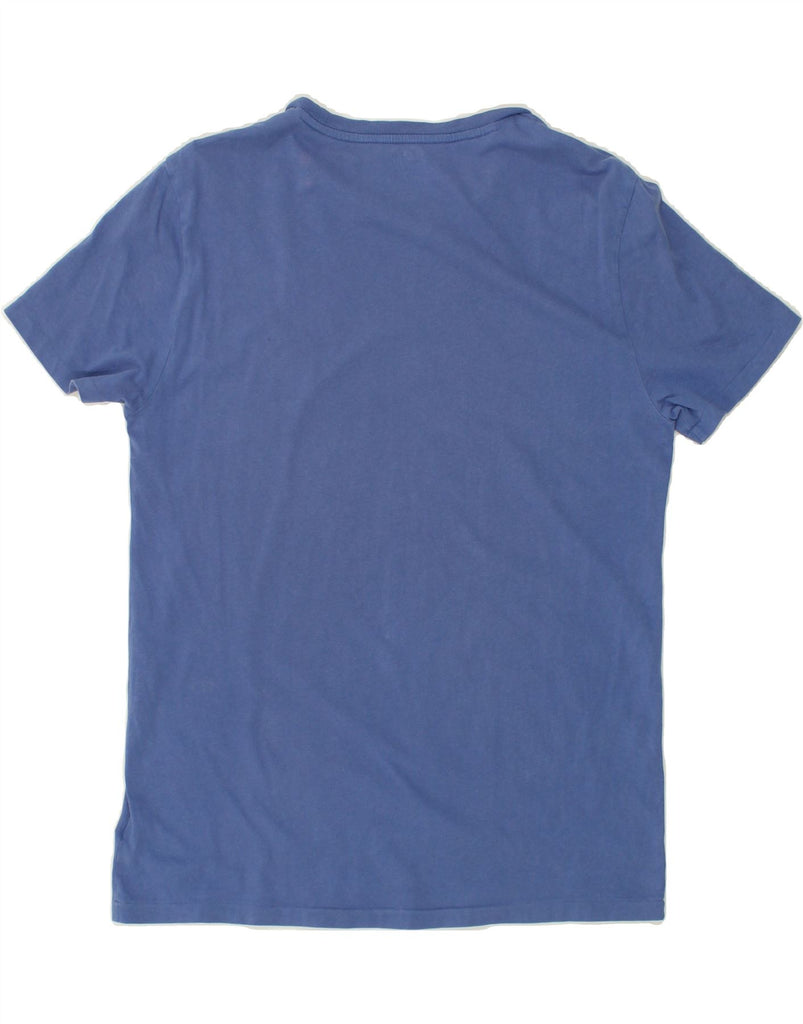 POLO RALPH LAUREN Mens Custom Slim Fit T-Shirt Top Medium Blue Cotton | Vintage Polo Ralph Lauren | Thrift | Second-Hand Polo Ralph Lauren | Used Clothing | Messina Hembry 