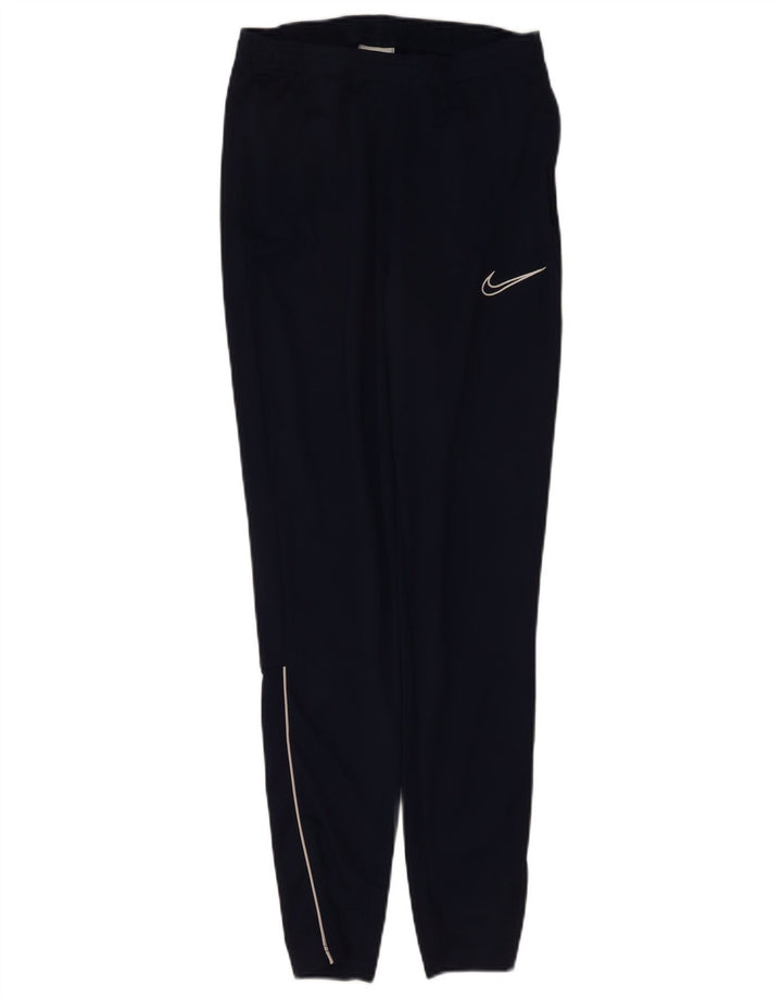 Nike Mens Tracksuit Trousers Small Navy Blue Polyester