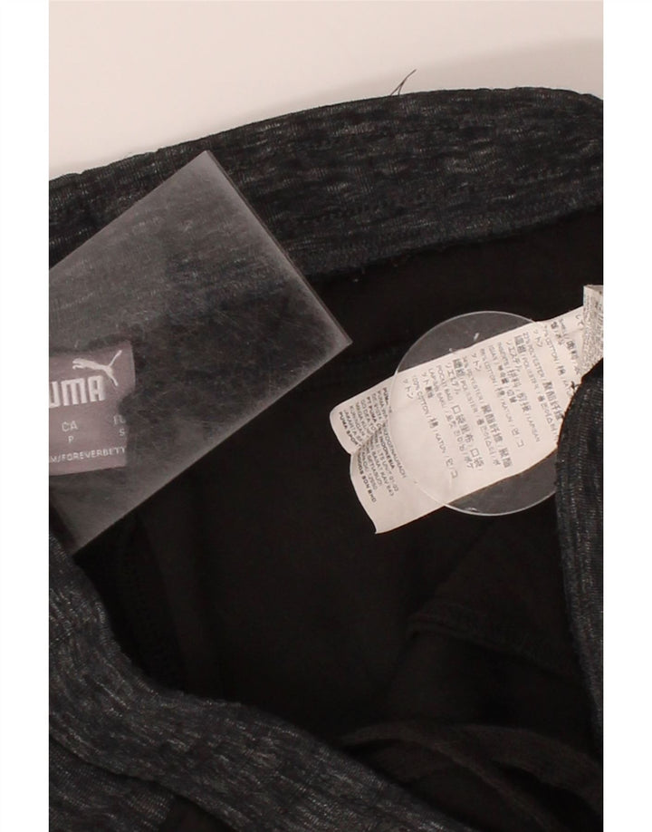 PUMA Mens Tracksuit Trousers Small Black Colourblock Cotton Vintage Puma and Second-Hand Puma from Messina Hembry 