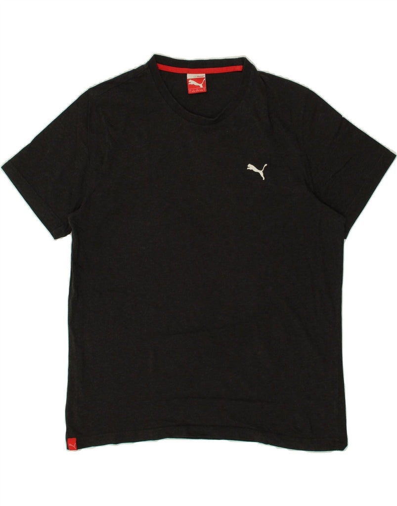 PUMA Mens T-Shirt Top Large Black Vintage Puma and Second-Hand Puma from Messina Hembry 