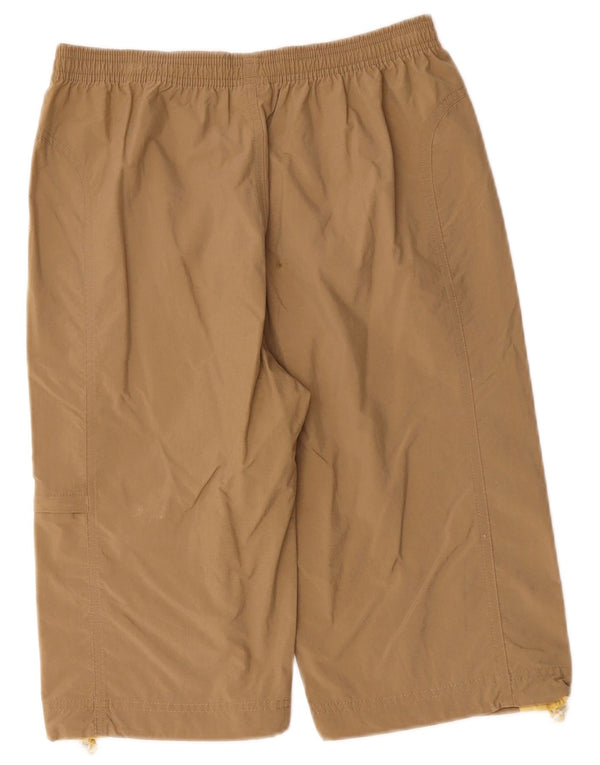 Reebok Boys Cargo Sport Shorts 13-14 Years Beige Nylon