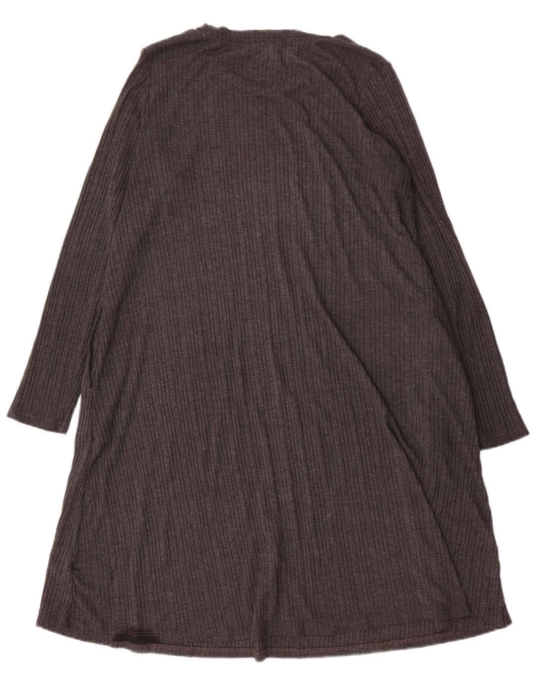 Marks & Spencer Womens Long Sleeve Jumper Dress UK 18 XL Grey Polyester