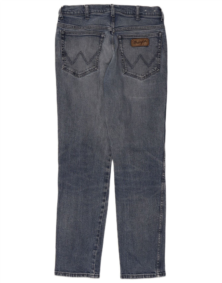 Wrangler Mens Texas Tapered Jeans W32 L32 Blue Cotton