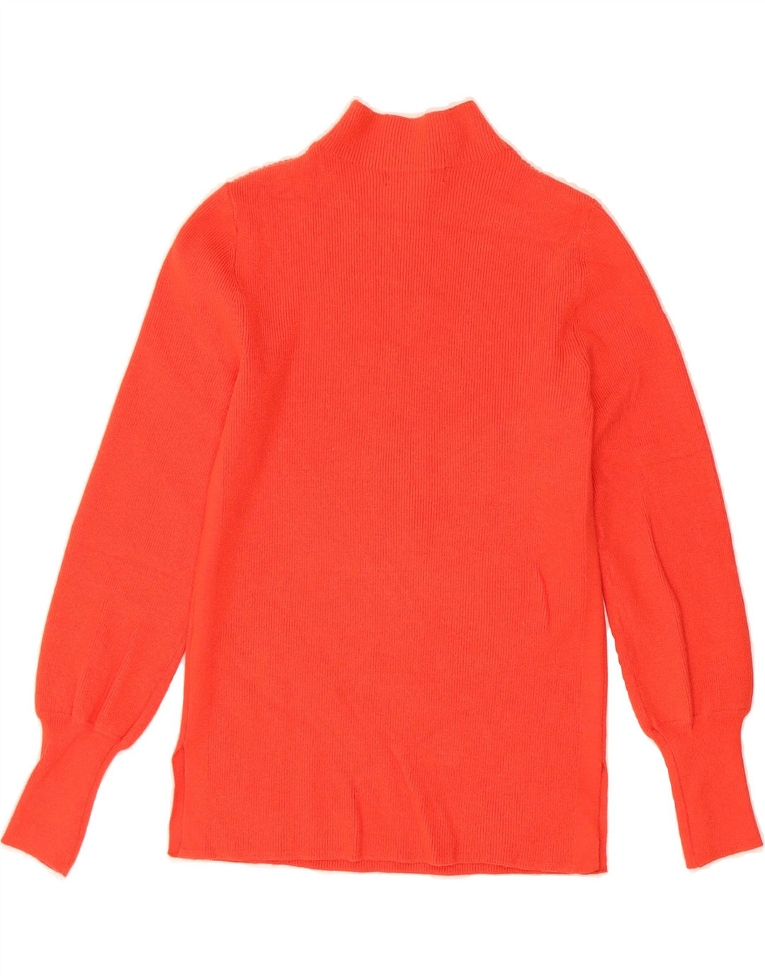MARKS & SPENCER Womens Turtle Neck Jumper Sweater UK 6 XS Red Viscose Vintage Marks & Spencer and Second-Hand Marks & Spencer from Messina Hembry 