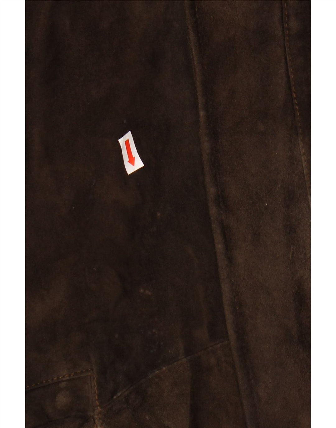 VINTAGE Mens Suede Jacket UK 42 XL Brown Leather