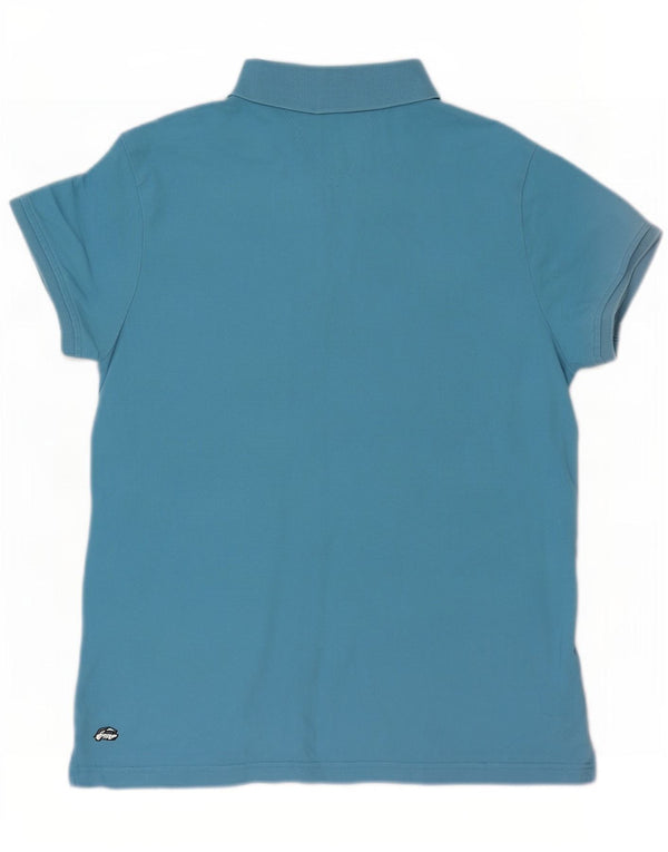 Tommy Hilfiger Womens Polo Shirt UK 18 XL Blue Cotton