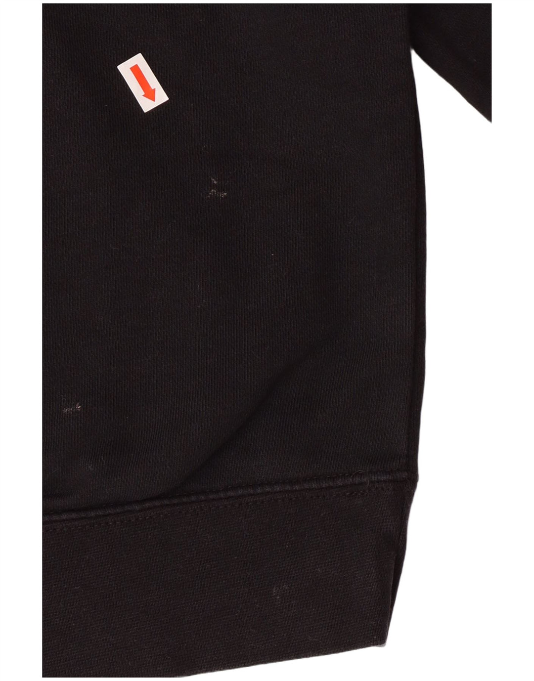 Nike Womens Oversized Hoodie Jumper UK 10 Small Black Cotton