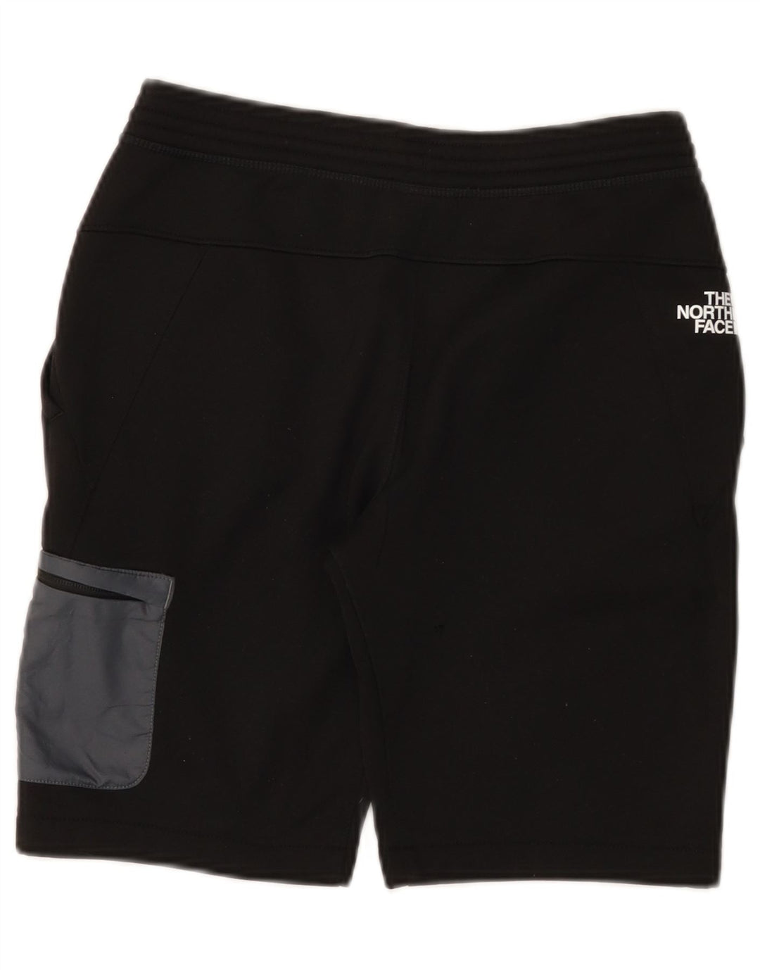The North Face Boys Cargo Sport Shorts 11-12 Years Large Black Polyester