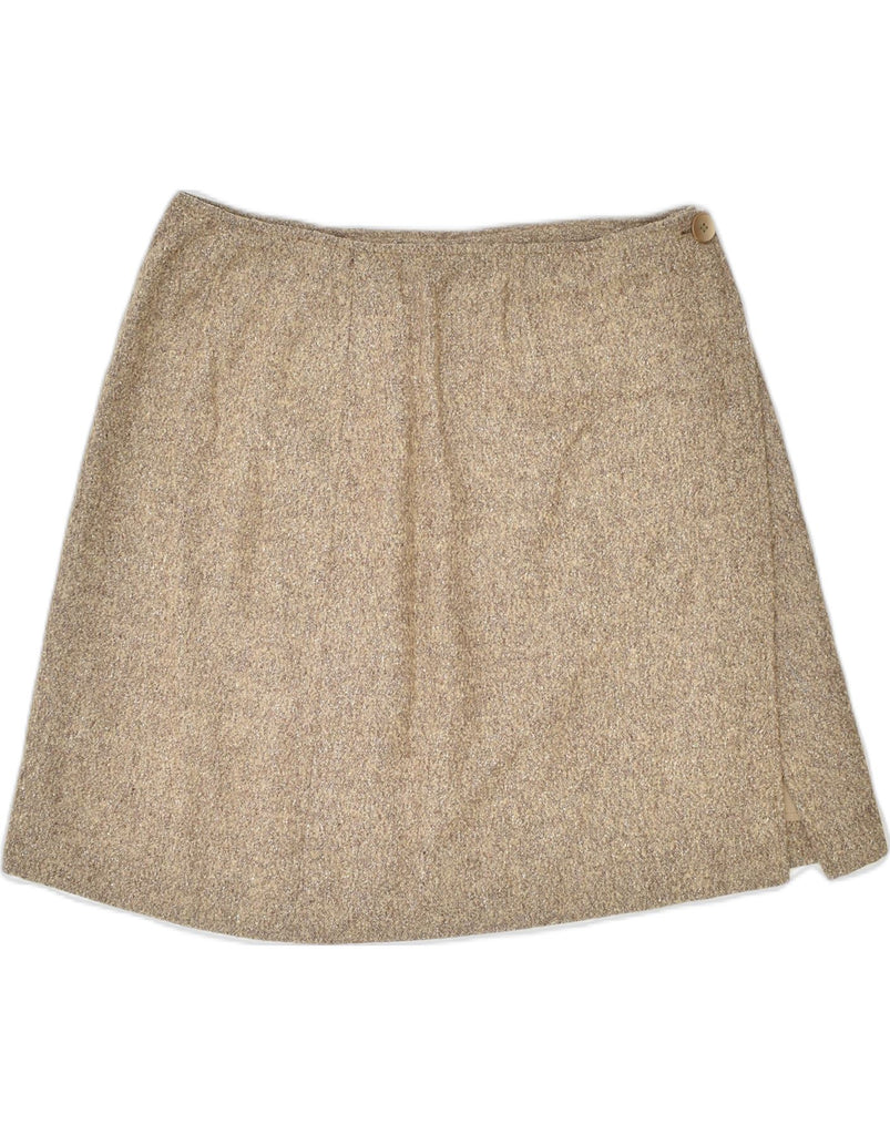 VINTAGE Womens Mini Skirt W32 Large Beige | Vintage | Thrift | Second-Hand | Used Clothing | Messina Hembry 