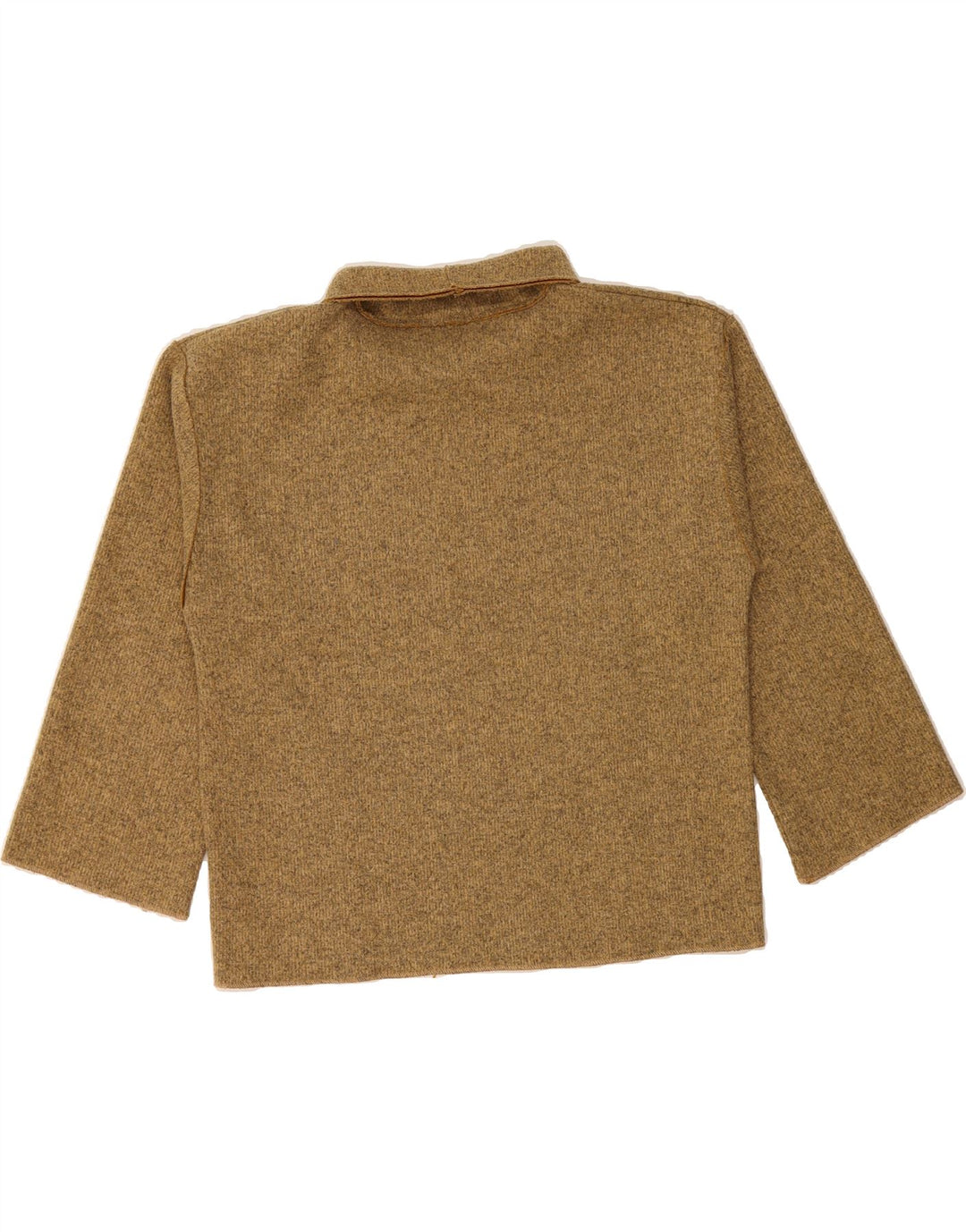 ZARA Womens Oversized Roll Neck Jumper Sweater UK 10 Small Brown Vintage Zara and Second-Hand Zara from Messina Hembry 