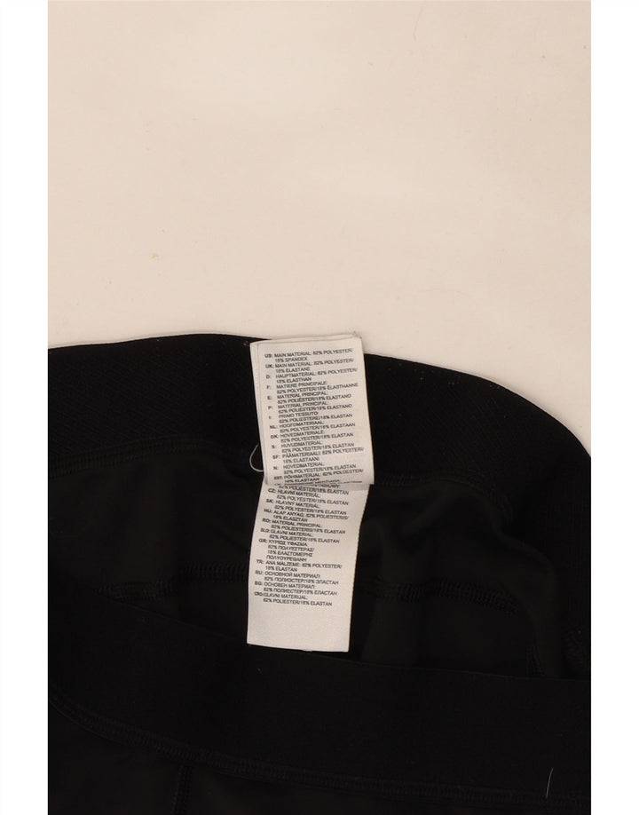 Adidas Womens Graphic Leggings UK 12/14 Medium  Black Polyester