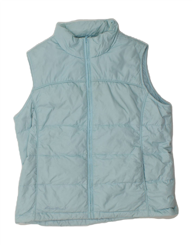 EDDIE BAUER Womens Padded Gilet UK 16 Large Blue Nylon Vintage Eddie Bauer and Second-Hand Eddie Bauer from Messina Hembry 