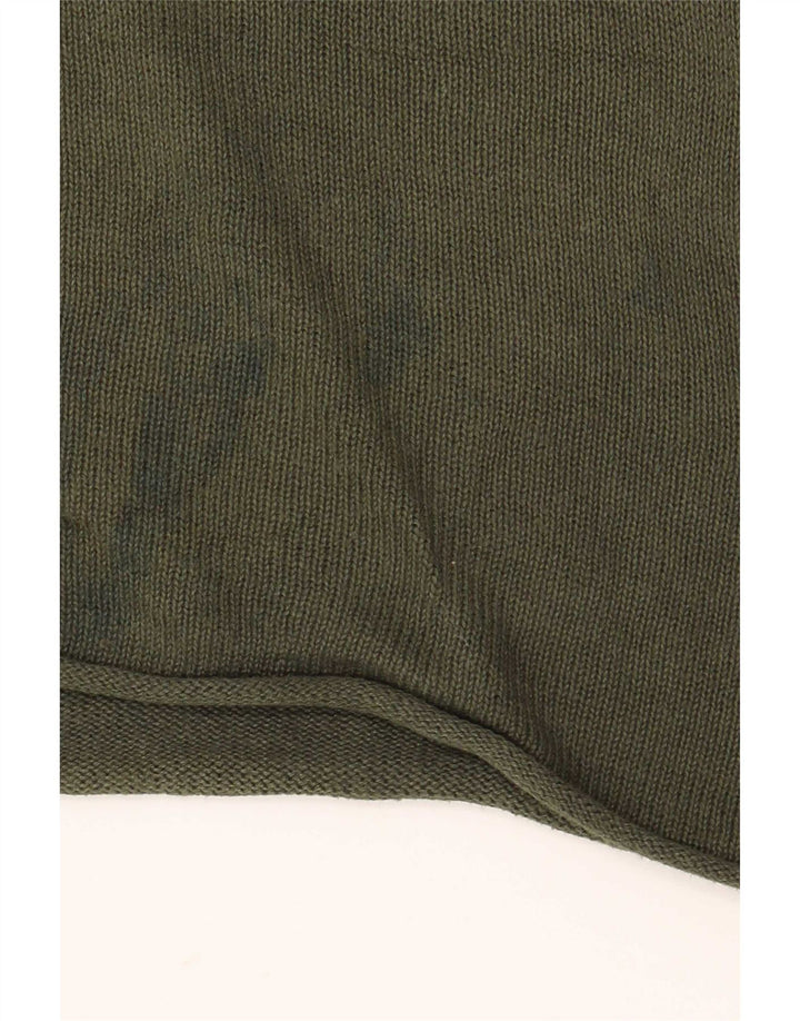 Jack & Jones Mens Crew Neck Jumper Sweater Large Green