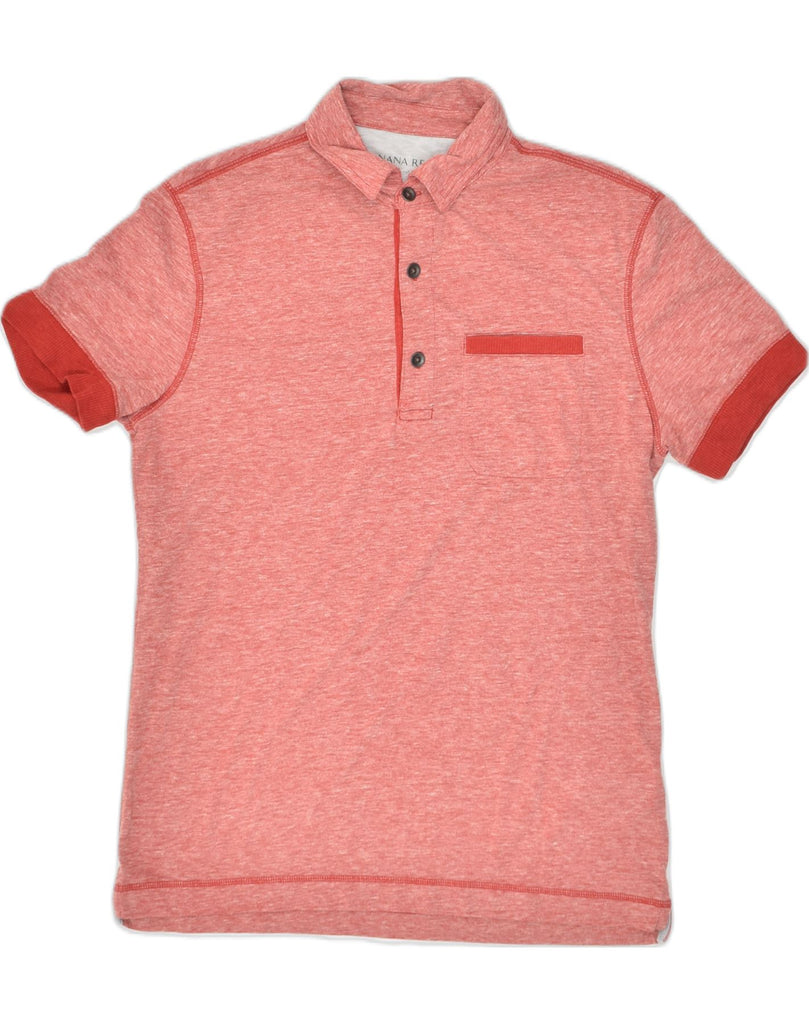 BANANA REPUBLIC Mens The Vintage T Polo Shirt Small Red Cotton | Vintage Banana Republic | Thrift | Second-Hand Banana Republic | Used Clothing | Messina Hembry 