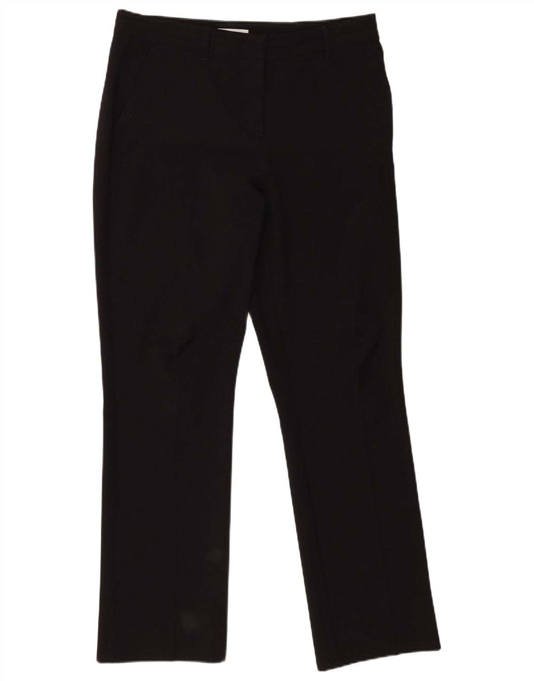 Max & Co. Womens Straight Chino Trousers W32 L30 Black