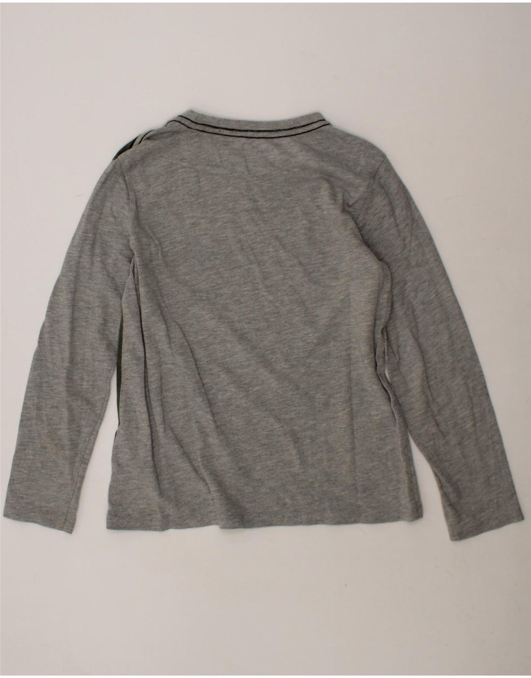 GUESS Boys Graphic Top Long Sleeve 6-7 Years Grey Colourblock Cotton Vintage Guess and Second-Hand Guess from Messina Hembry 