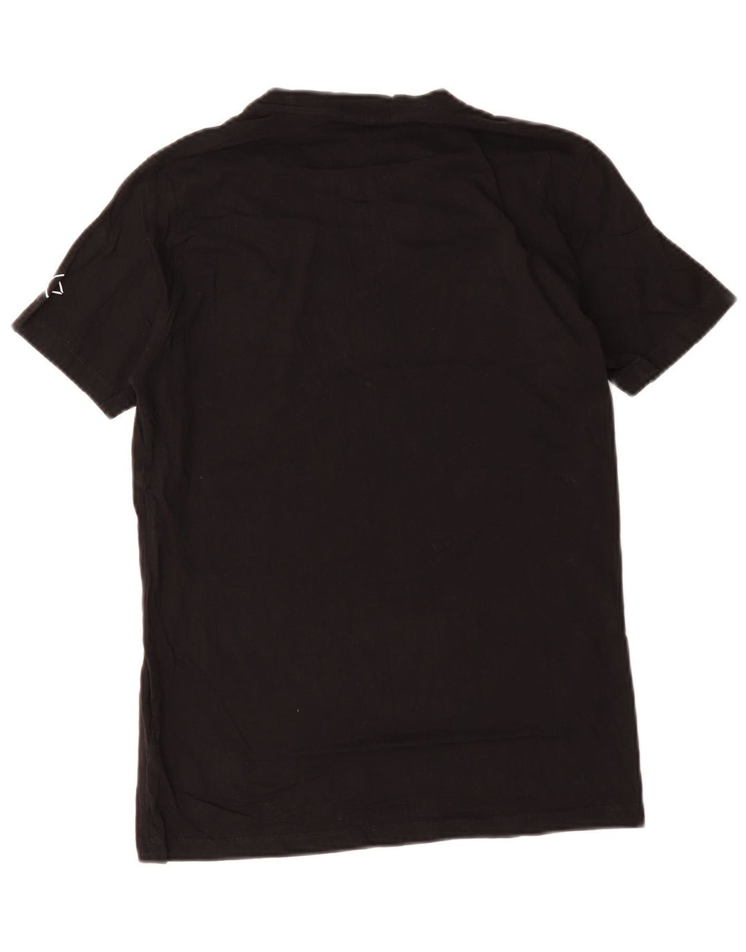 Replay Mens Graphic T-Shirt Top Medium Black Cotton