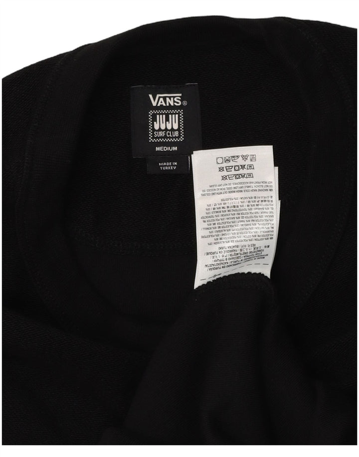 Vans Mens Graphic Sweatshirt Jumper Medium Black Cotton