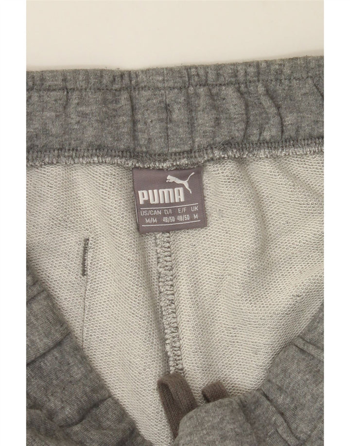 PUMA Mens Graphic Sport Shorts Medium Grey Colourblock Cotton Vintage Puma and Second-Hand Puma from Messina Hembry 