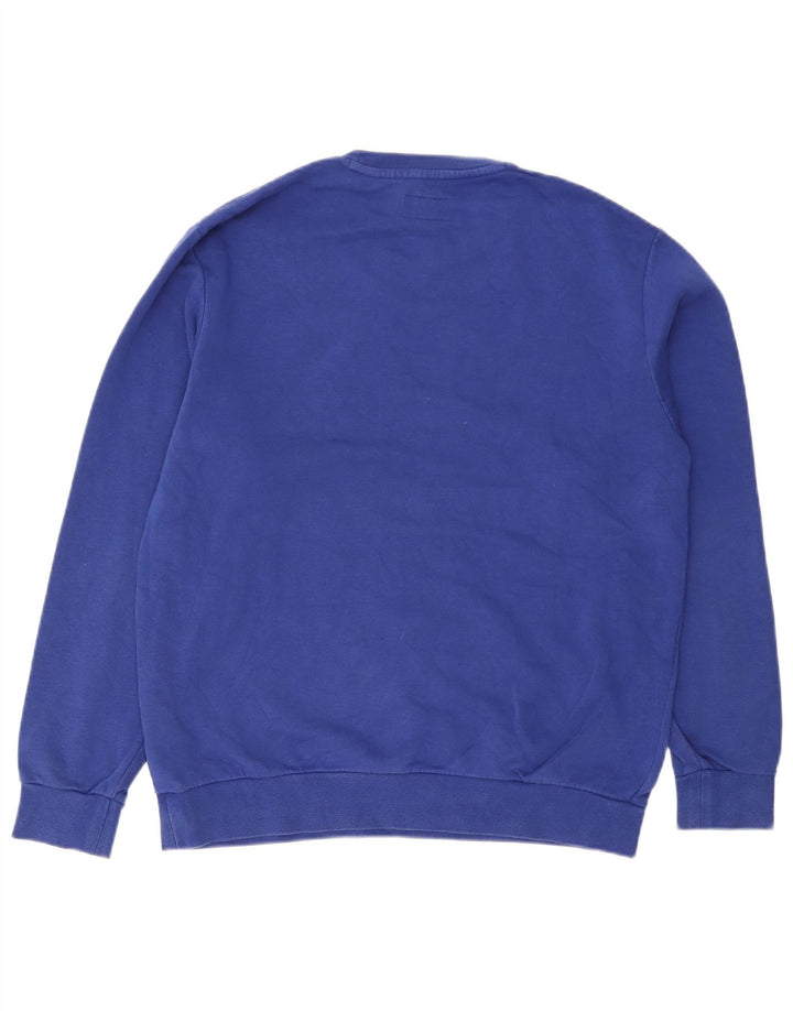 Converse Mens Sweatshirt Jumper Medium Blue Cotton