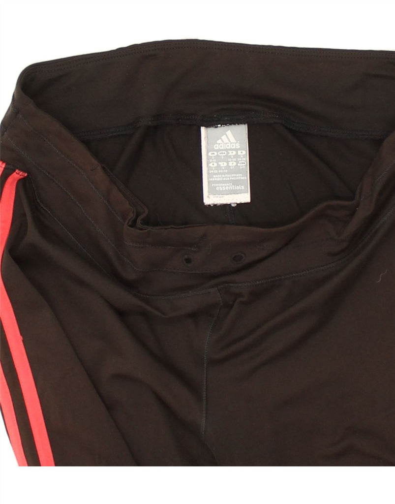 ADIDAS Womens Tracksuit Trousers Joggers UK 8/10 Small Brown Polyester | Vintage Adidas | Thrift | Second-Hand Adidas | Used Clothing | Messina Hembry 