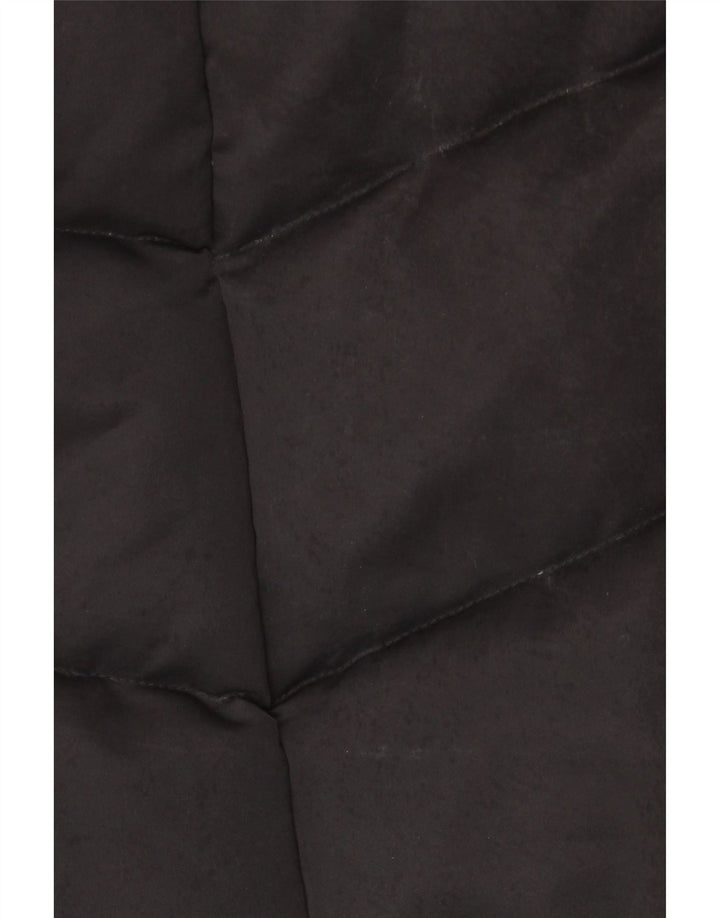 Adidas Womens Padded Coat UK 14 Medium Black Polyester