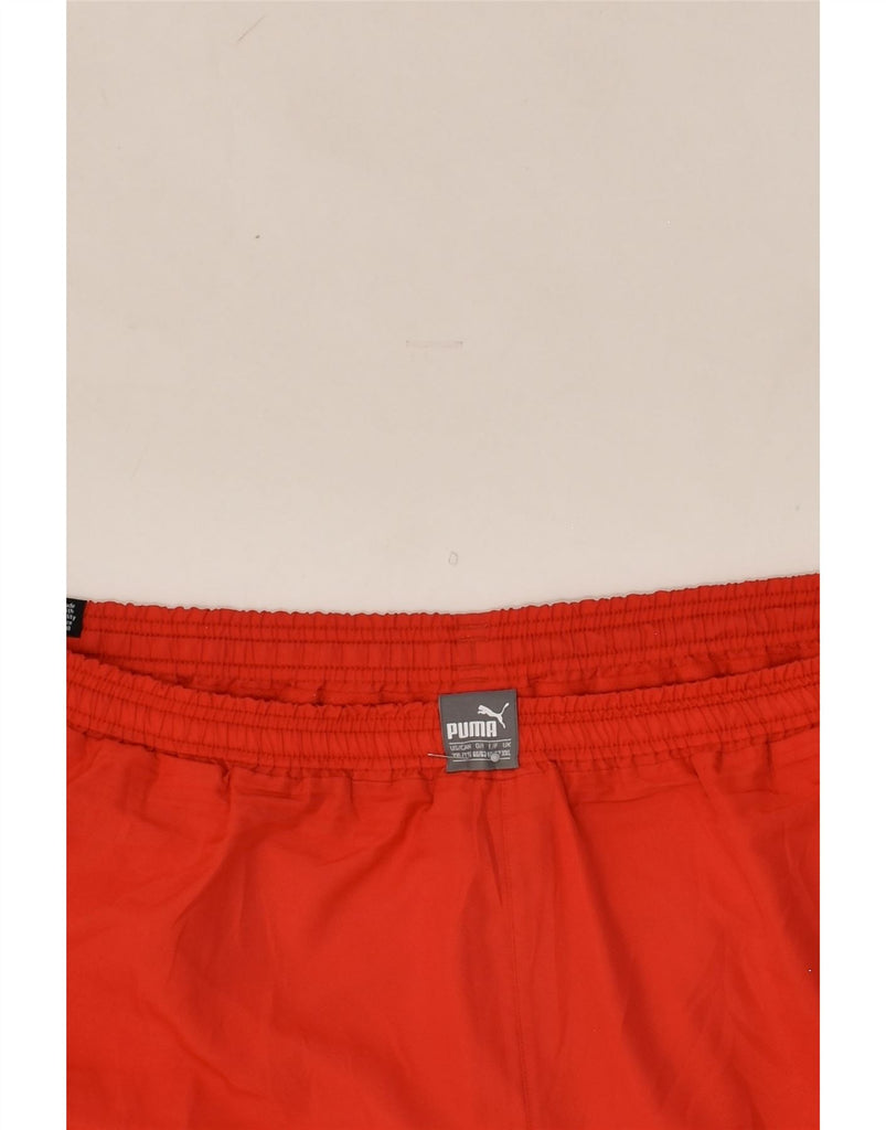 PUMA Mens Graphic Sport Shorts 2XL Red Polyester | Vintage Puma | Thrift | Second-Hand Puma | Used Clothing | Messina Hembry 